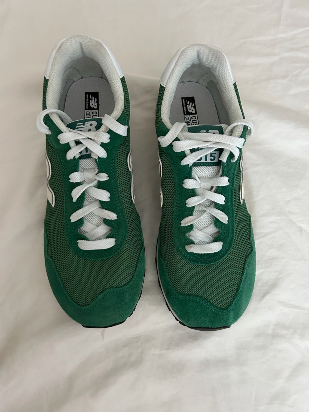 New Balance Women’s  Green and White Classic Running Sneakers